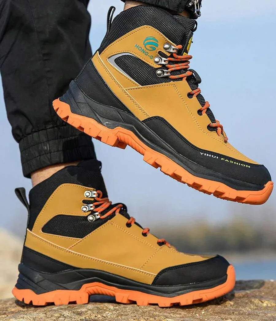Kit Bota Masculina Safety en 100% Cuero Legítimo (Impermeable y Antideslizante) + 3 REGALOS Limitados