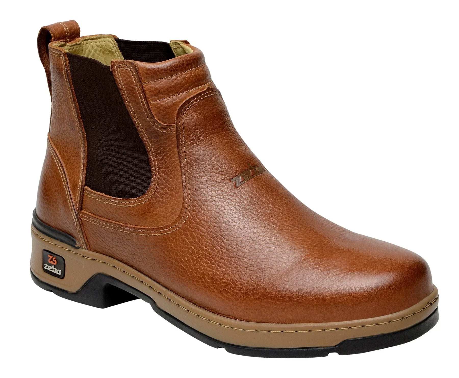 Kit Bota Ortopédica Masculina Zamu en 100% Cuero Bovino + REGALOS: Cinturón, Gorro y Billetera