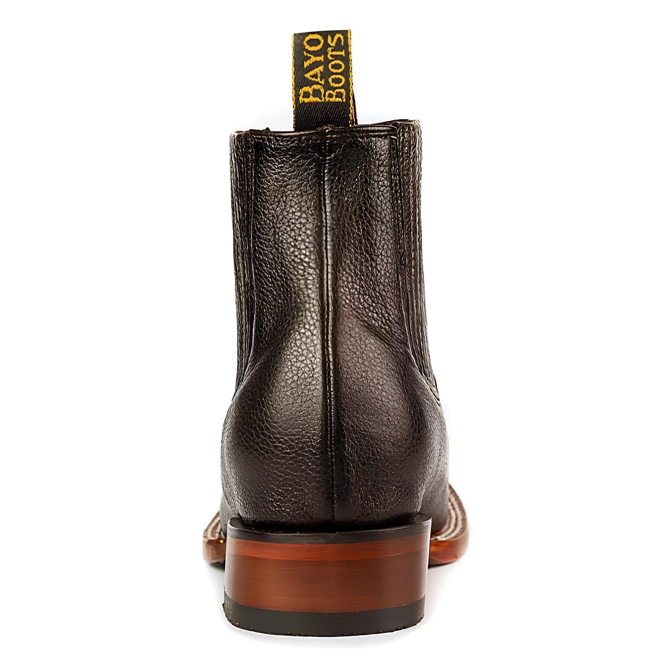 Kit Bota Ortopédica Masculina Force de 100% Cuero Bovino + Cinturón Country, Gorro Estilo Modão y Cartera ¡GRATIS!
