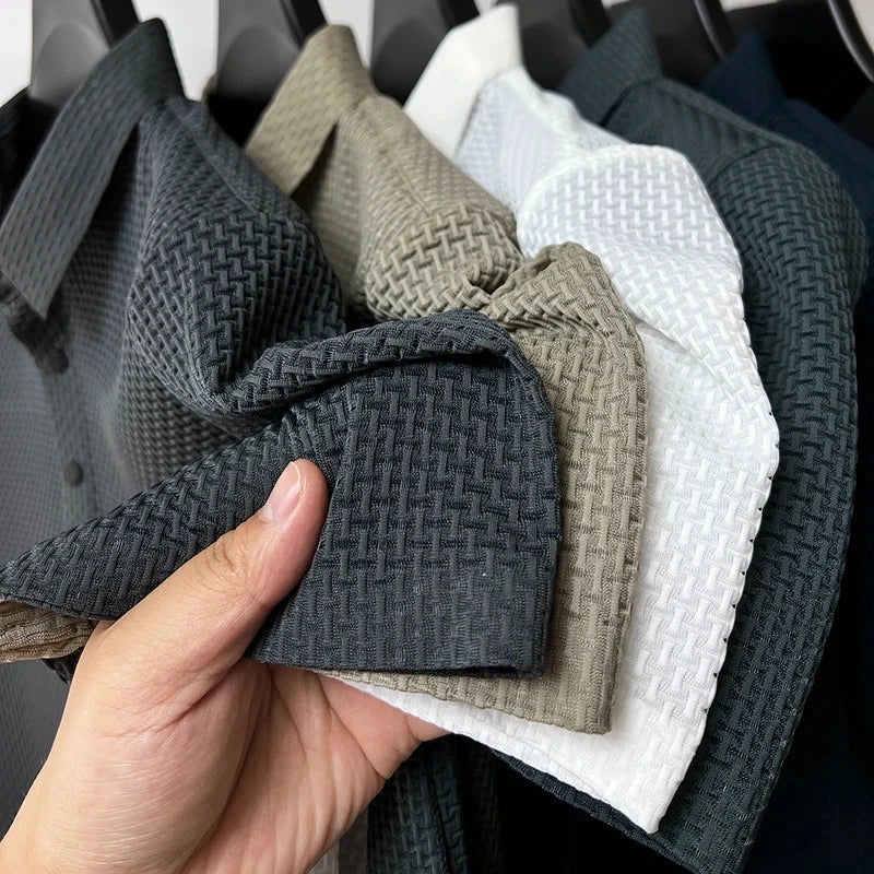 [Paga 3, Lleva 5] Kit de Camisas Polo de Seda Hielo Brave + REGALOS: 3 Bermudas, Gafas de Sol y Reloj