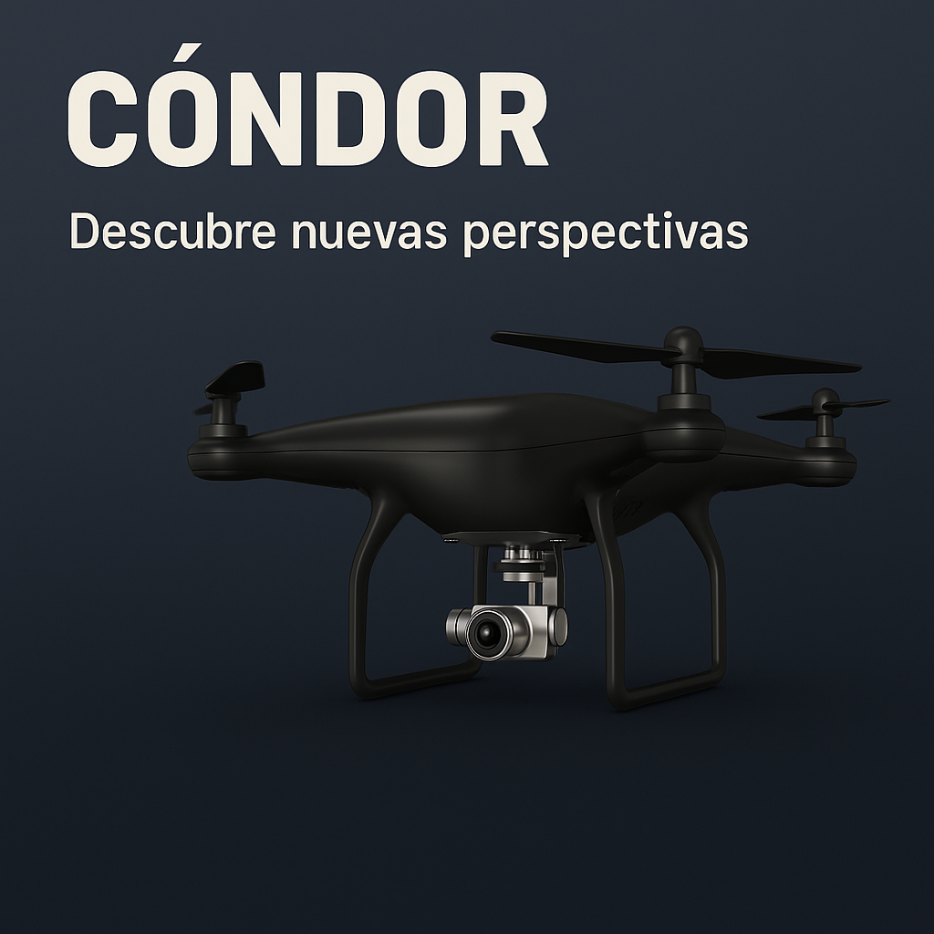 Drone Profesional Cóndor con Cámara 4K FullHD GPS Wifi [+9 REGALOS]