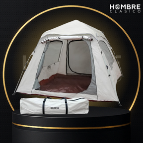 Barraca Autoarmable Para 6 Personas Lakota Automática 240x240x154cm Color Beige