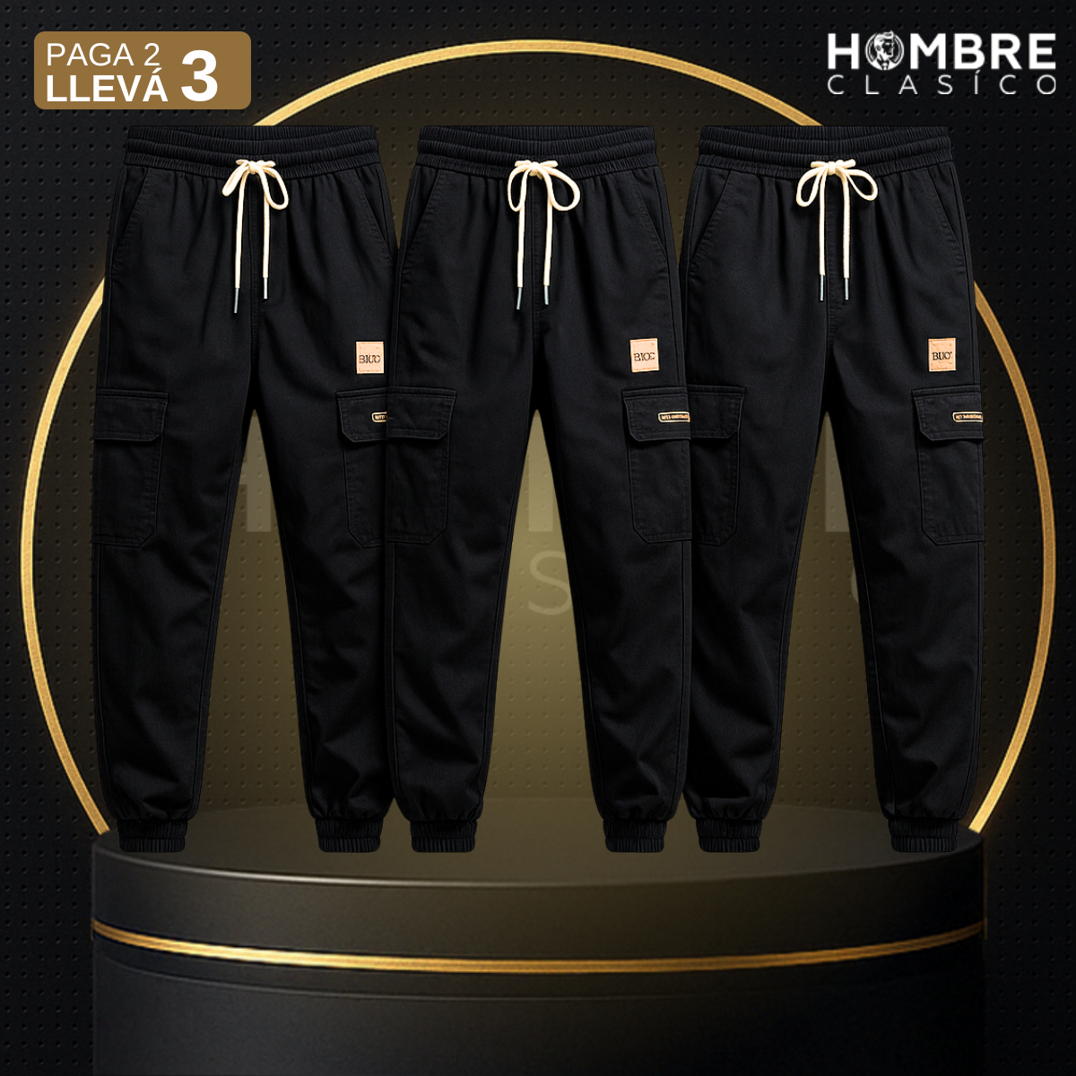 [Llevá 3 Pagá 2] Pantalón Masculino Dunker en Algodón y Poliéster (¡Moderno y con Estilo!)