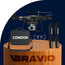 Drone Profesional Cóndor con Cámara 4K FullHD GPS Wifi [+9 REGALOS]