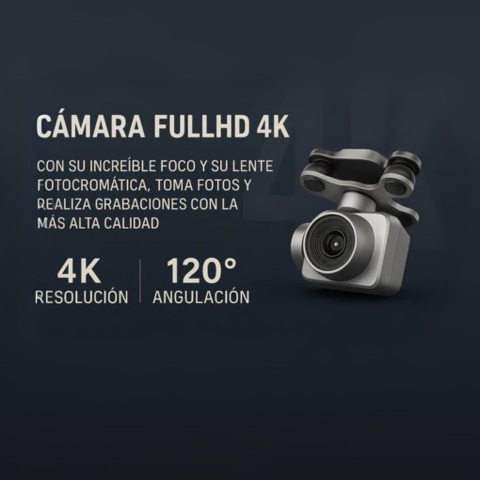Drone Profesional Cóndor con Cámara 4K FullHD GPS Wifi [+9 REGALOS]