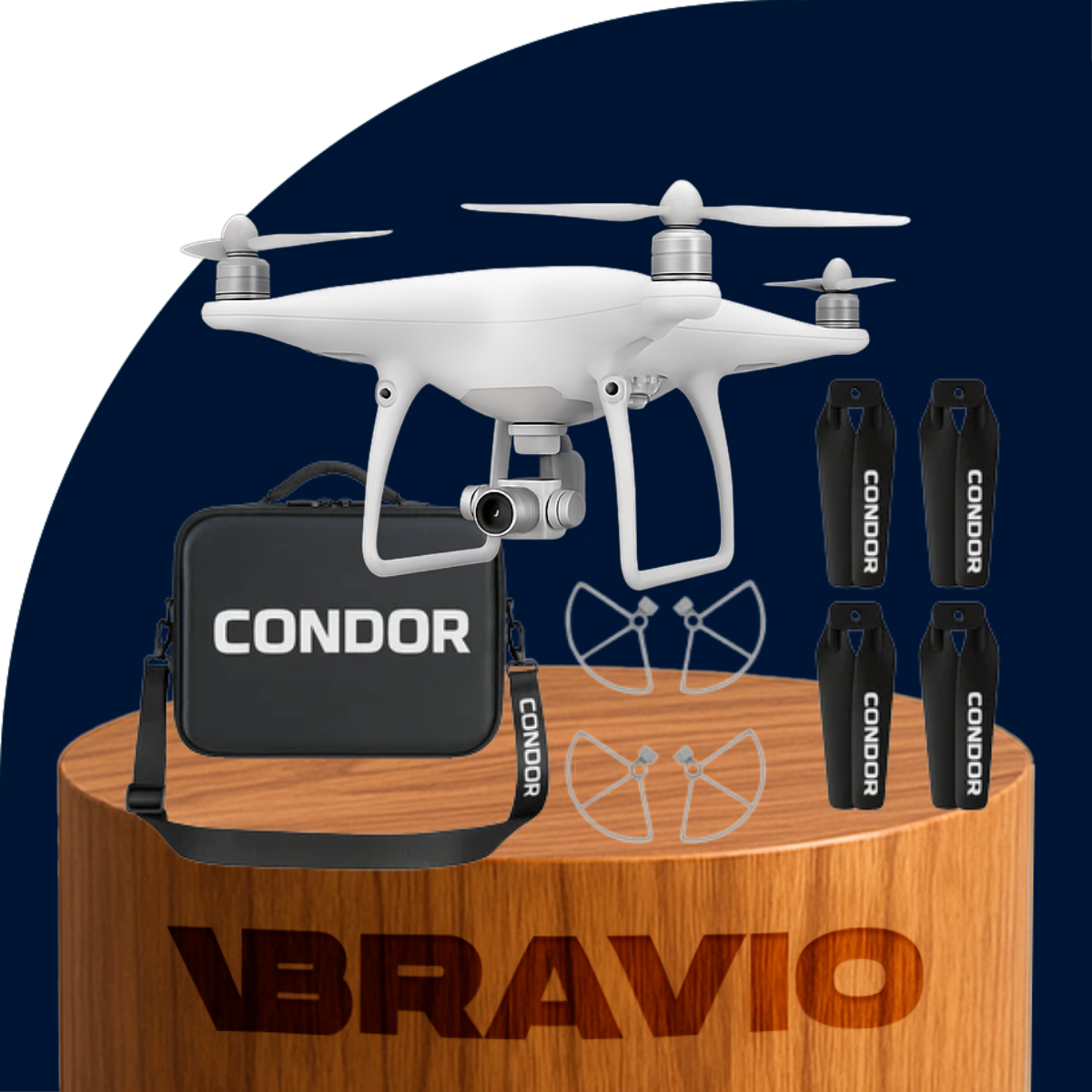 Drone Profesional Cóndor con Cámara 4K FullHD GPS Wifi [+9 REGALOS]