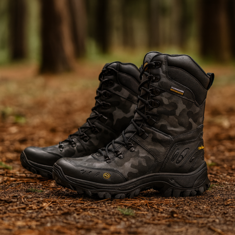 Kit Bota de Hombre Titan en Cuero Legítimo +REGALOS: Funda con Cuchillo y Cinturón