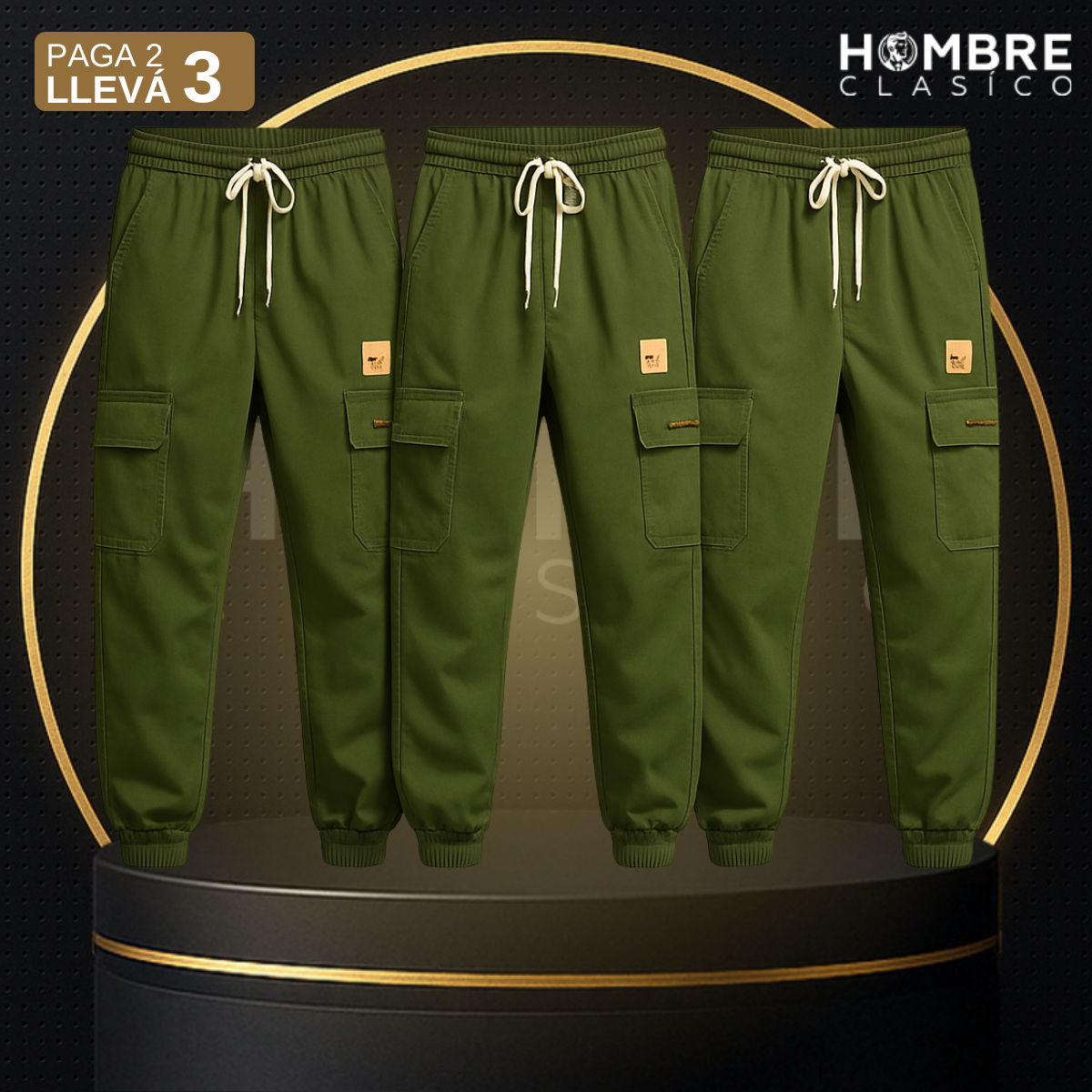 [Llevá 3 Pagá 2] Pantalón Masculino Dunker en Algodón y Poliéster (¡Moderno y con Estilo!)
