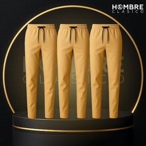 [Llevate 3 y pagá solo 2] Pantalón Masculino Urban en Seda Hielo y Poliéster (¡Frescura y Comodidad Inigualables!)