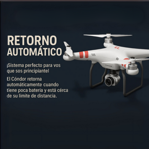 Drone Profesional Cóndor con Cámara 4K FullHD GPS Wifi [+9 REGALOS]