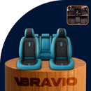 Funda para Asiento de Auto Universal Nubex en Cuero Legítimo +REGALO: Juego Completo de Alfombras