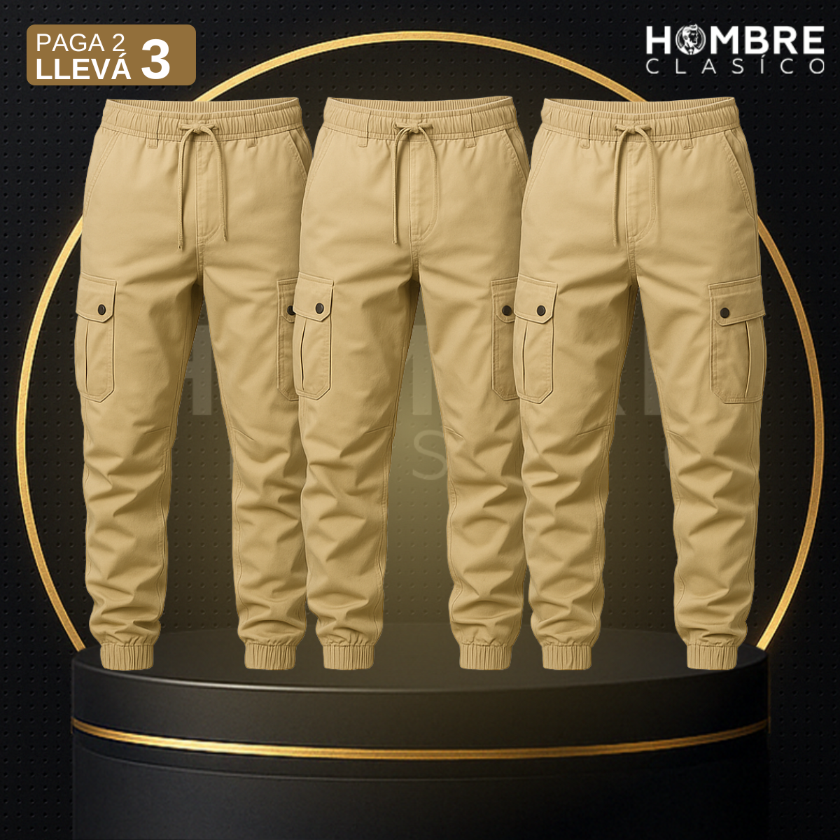 [Llevá 3 Pagá 2] Pantalón Militar Delta en RipStop y Poliéster (¡Resistencia Incomparable!)