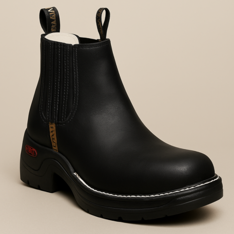 Kit Bota Ortopédica Fazenda con Caña Corta en 100% Cuero Bovino + REGALOS: Cinturón, Gorro y Billetera