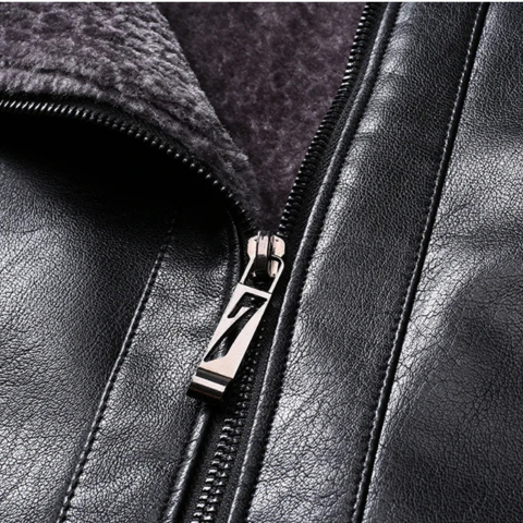 Campera de Hombre Draxen en Cuero Legítimo con Forro +3 REGALOS: Reloj, Cinturón y Billetera