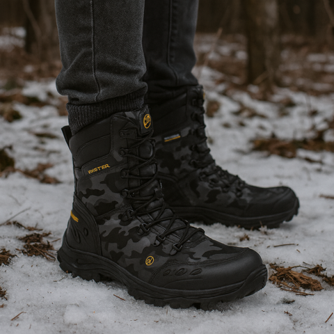 Kit Bota de Hombre Titan en Cuero Legítimo +REGALOS: Funda con Cuchillo y Cinturón