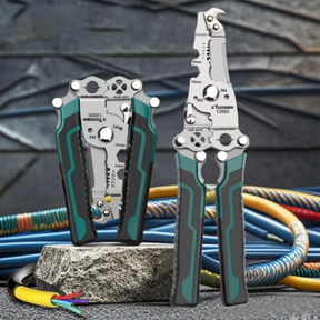 [Llevá 2 Pagá 1] Alicate Multifuncional Plegable de Acero Inoxidable con Mango Engomado +REGALO: Alicate para Corte de Cables