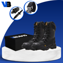 Kit Bota de Hombre Titan en Cuero Legítimo +REGALOS: Funda con Cuchillo y Cinturón