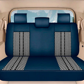 Funda para Asiento de Auto Iron en Cuero Legítimo Universal + REGALO: Alfombra Completa