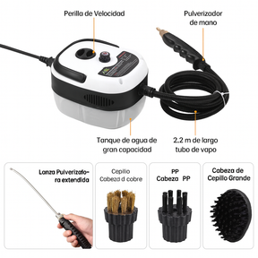 [Llevá 2 Pagá 1] Limpiador a Vapor Presurizado de Alta Presión | Limpieza Profunda y Eficiente