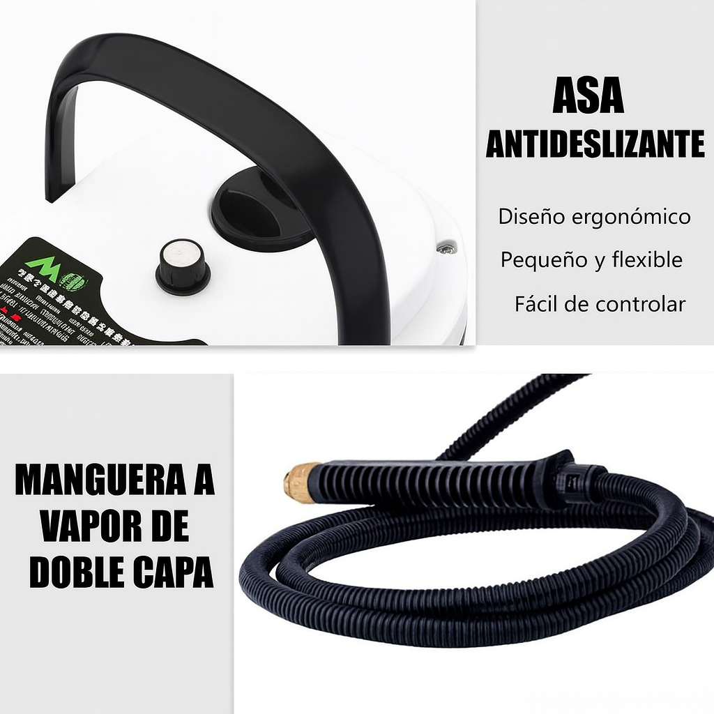 [Llevá 2 Pagá 1] Limpiador a Vapor Presurizado de Alta Presión | Limpieza Profunda y Eficiente