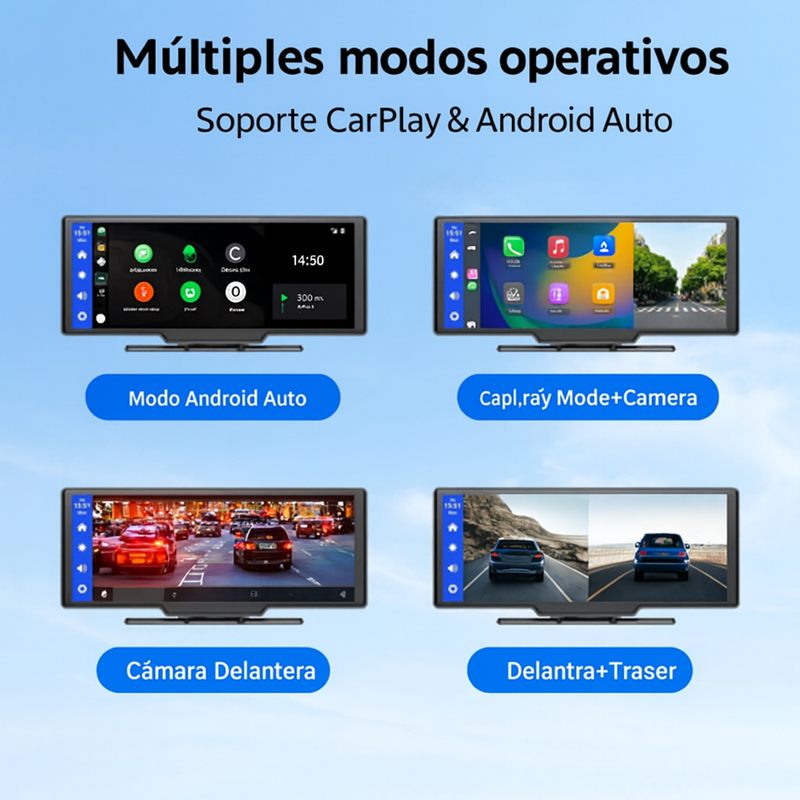 [Llevá 2 Pagá 1] Multimedia Automotriz Universal Smart con Android y Pantalla Touch