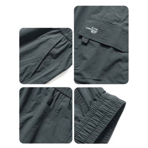 [Llevá 3 y pagá 2] Shorts Masculinos en Seda Hielo y Poliéster (¡Estilo y confort para el día a día!)