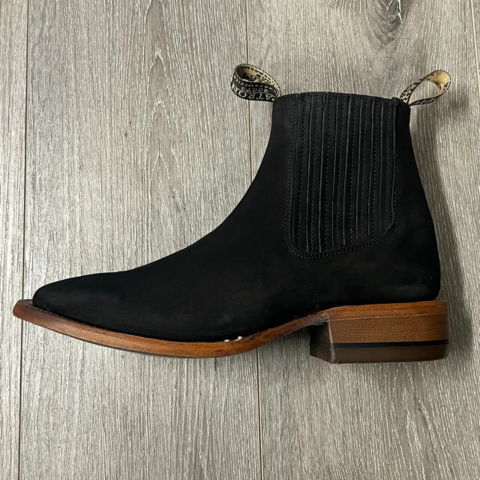 Kit Bota Masculina en Cuero Legítimo y Plantilla Ortopédica + 4 REGALOS: Vaso, Billetera, Cinturón y Sombrero
