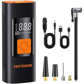 Compresor de Aire de Alta Presión Eléctrico Inalámbrico + REGALO: Kit de Herramientas