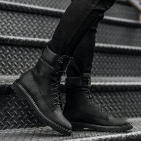 Kit Bota Masculina Fuerza en Cuero Legítimo y Suela Antideslizante +REGALO: Gorra, Funda y Cinturón