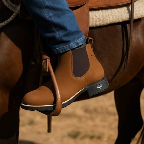 Kit Bota de Hombre Texan en Cuero Legítimo con Plantilla Ortopédica +REGALOS: Sombrero, Cinturón, Billetera y Funda