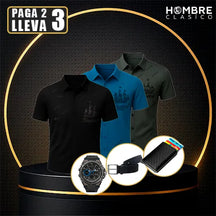 [Llevá 3 y pagá 2] Camisa Livard de tela seda color hielo (¡Calidad y elegancia sin fin!) +3 REGALOS: Reloj, Cinturón y Billetera
