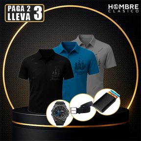 [Llevá 3 y pagá 2] Camisa Livard de tela seda color hielo (¡Calidad y elegancia sin fin!) +3 REGALOS: Reloj, Cinturón y Billetera