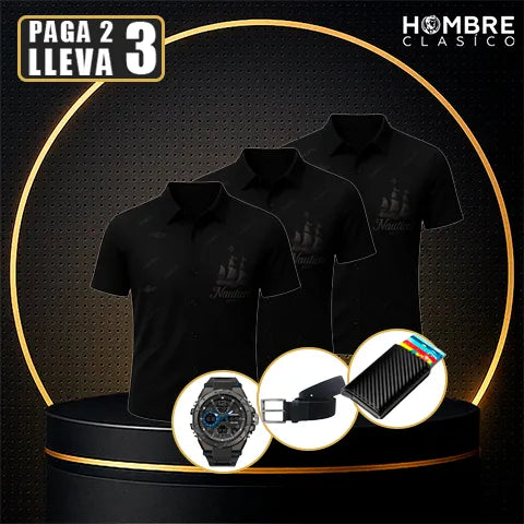[Llevá 3 y pagá 2] Camisa Livard de tela seda color hielo (¡Calidad y elegancia sin fin!) +3 REGALOS: Reloj, Cinturón y Billetera