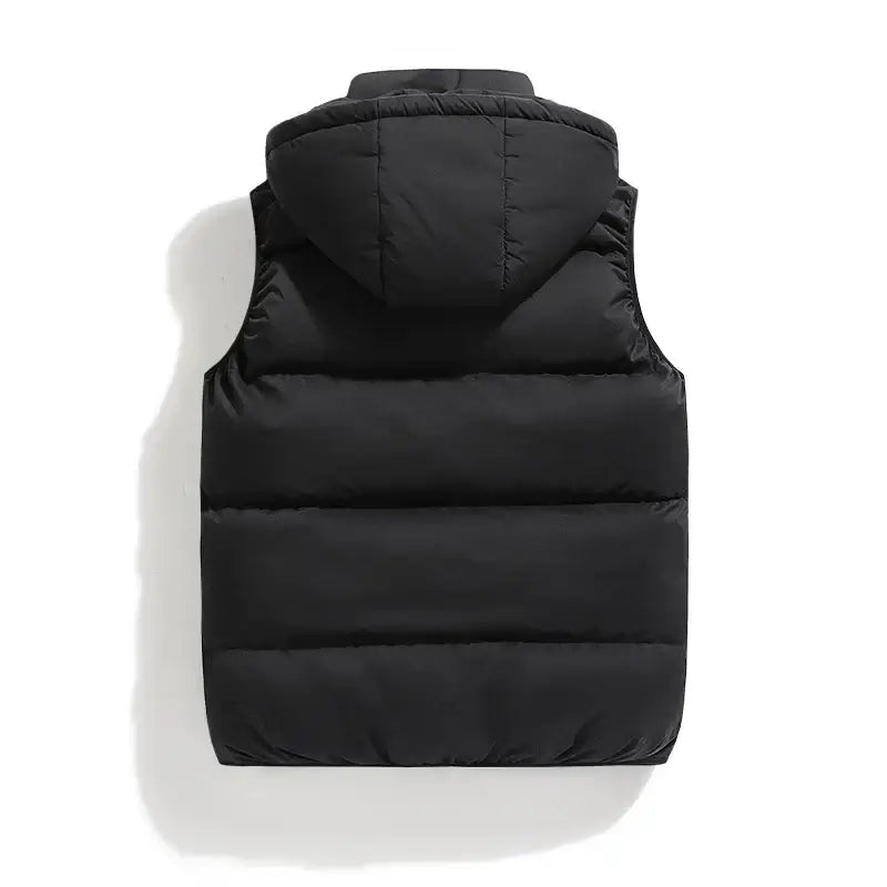 Chaleco ThermoShield – Sin Mangas con Capucha Desmontable