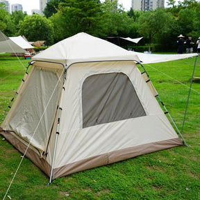 Barraca Autoarmable Para 6 Personas Lakota Automática 240x240x154cm Color Beige