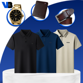 [Llevá 3, Pagá 2] Camisa Polo de Hombre Lanux en Algodón y Poliéster +REGALOS: Reloj, Cinturón y Billetera